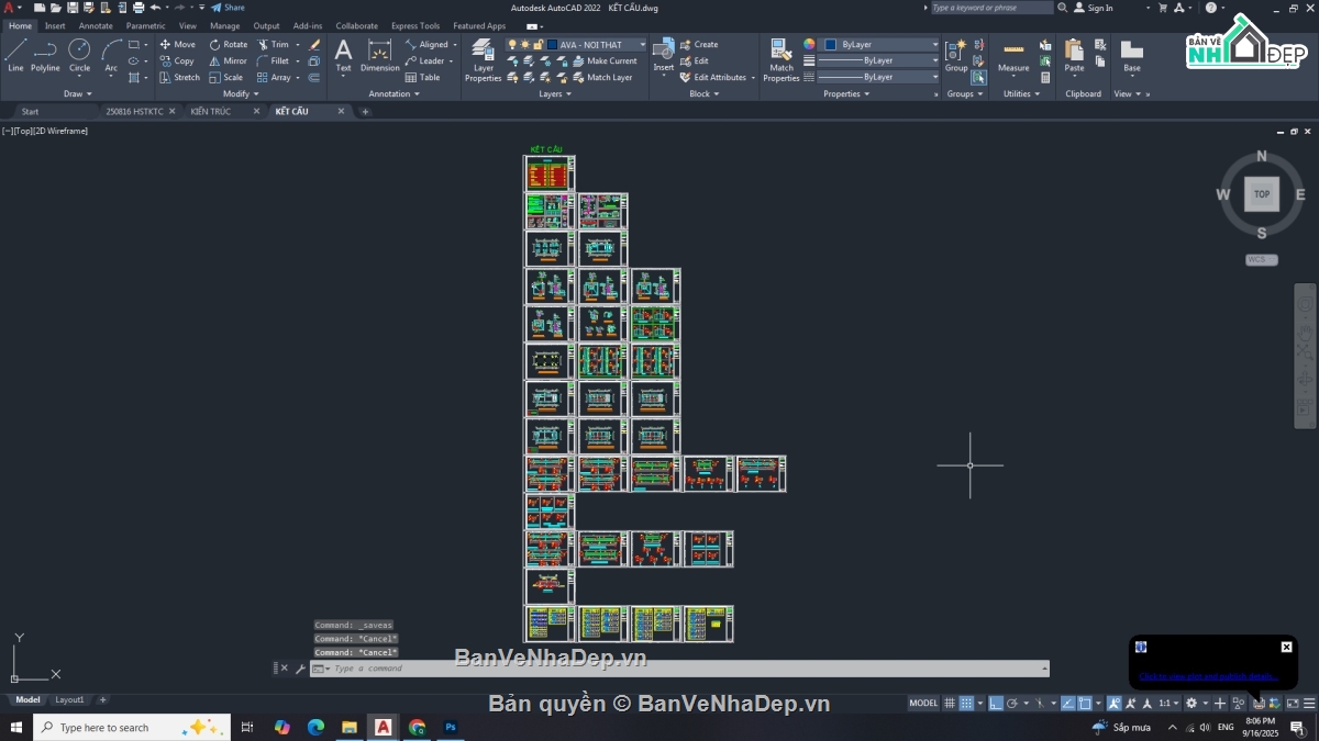 hồ sơ thi công,kết cấu kiến trúc,nhà phố 2 tầng