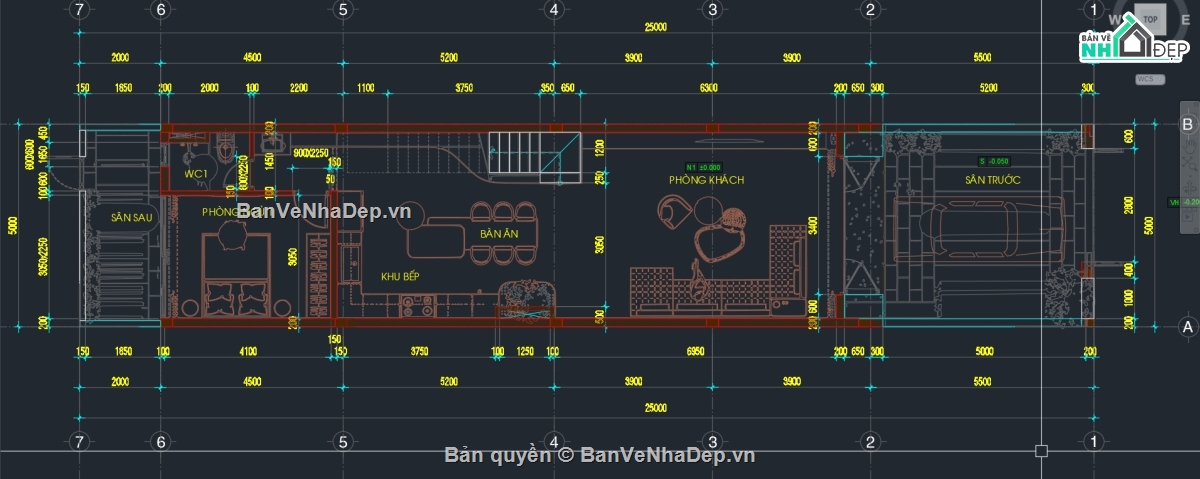 Nhà phố,Nhà phố 2 tầng,Nhà phố 5m,nhà phố 5mx21m