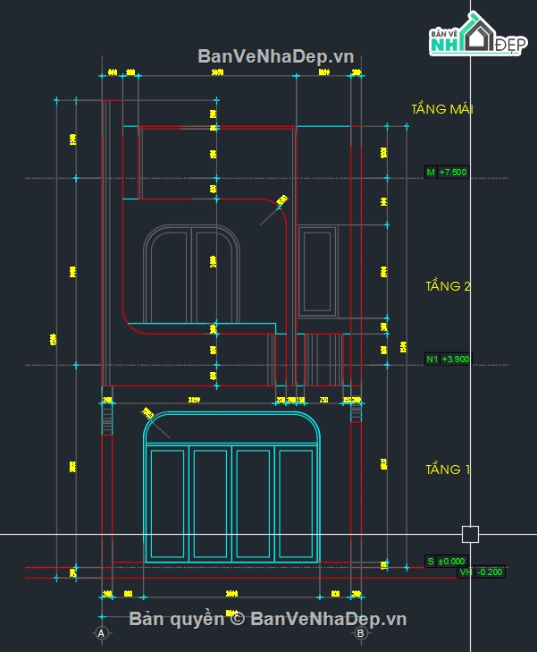 Nhà phố,Nhà phố 2 tầng,Nhà phố 5m,nhà phố 5mx21m