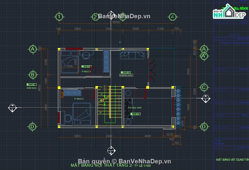 nhà phố 2 tầng,file cad nhà phố 2 tầng,bản vẽ nhà phố 2 tầng,cad nhà phố 2 tầng