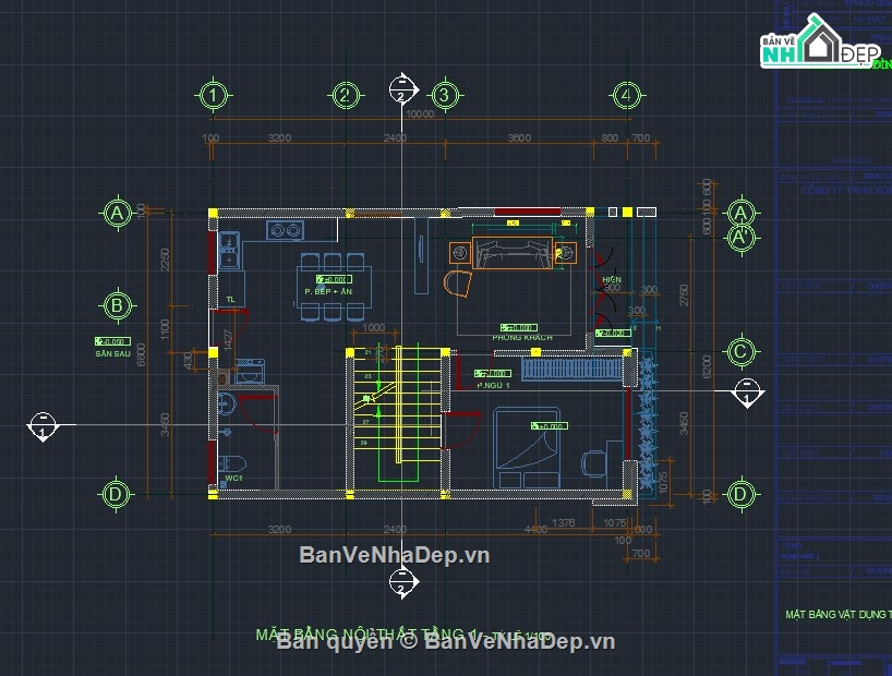 nhà phố 2 tầng,file cad nhà phố 2 tầng,bản vẽ nhà phố 2 tầng,cad nhà phố 2 tầng