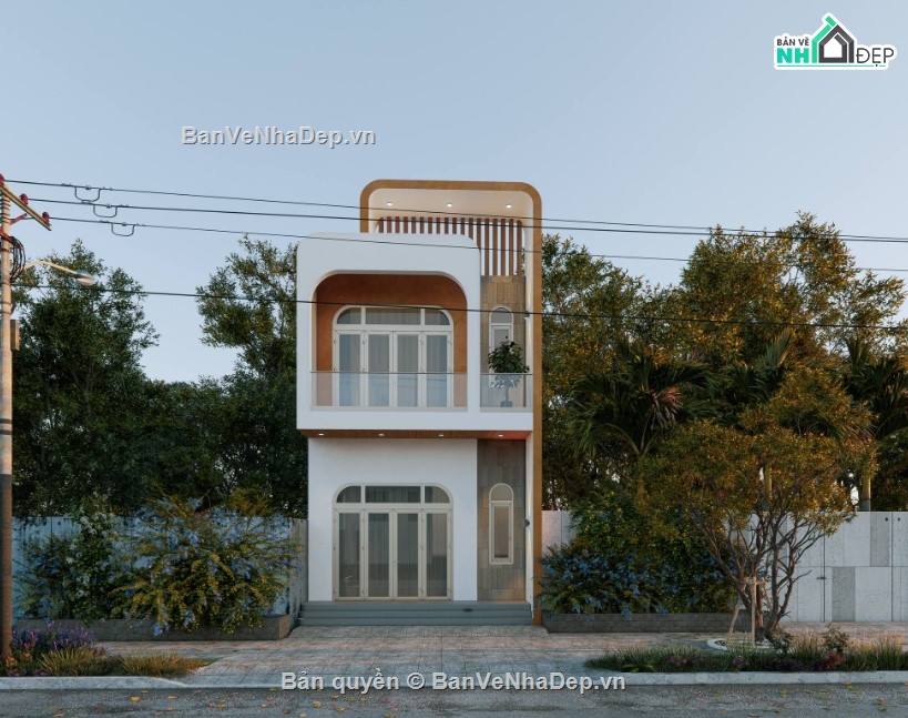 nhà phố sketchup,sketchup nhà phố 2 tầng,nhà phố 2 tầng sketchup