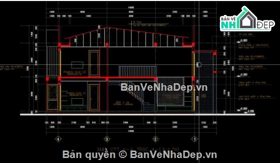 nhà phố 2 tầng,file cad nhà phố 2 tầng,nhà phố 2 tầng cad