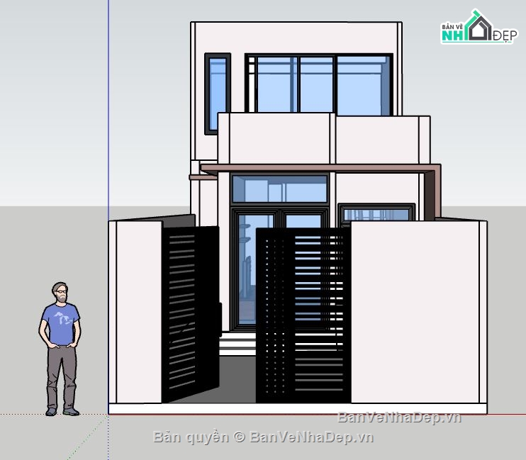 mẫu nhà 2 tầng,mẫu nhà phố 2 tầng,su nhà phố 2 tầng