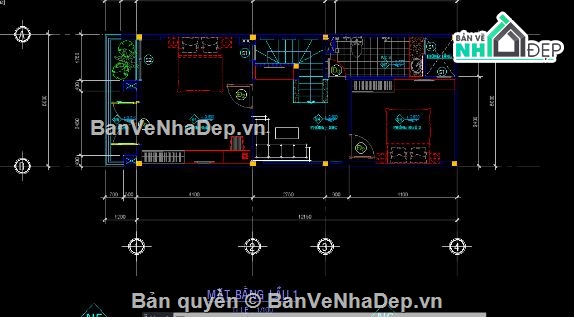 nhà phố 2 tầng,file cad nhà phố 2 tầng,nhà phố 2 tầng file cad,cad nhà phố 2 tầng