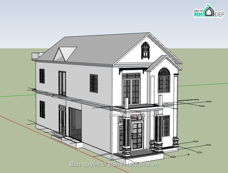 nhà phố 3 tầng,file sketchup nhà phố 3 tầng,sketchup nhà phố 3 tầng,model su nhà phố 3 tầng,nhà phố 3 tầng file sketchup