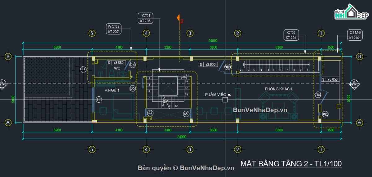 nhà phố 3 tầng + 1 tum,nhà phố 3 tầng,nhà phố 3 tầng 1 tum,file cad nhà phố,bản vẽ nhà phố