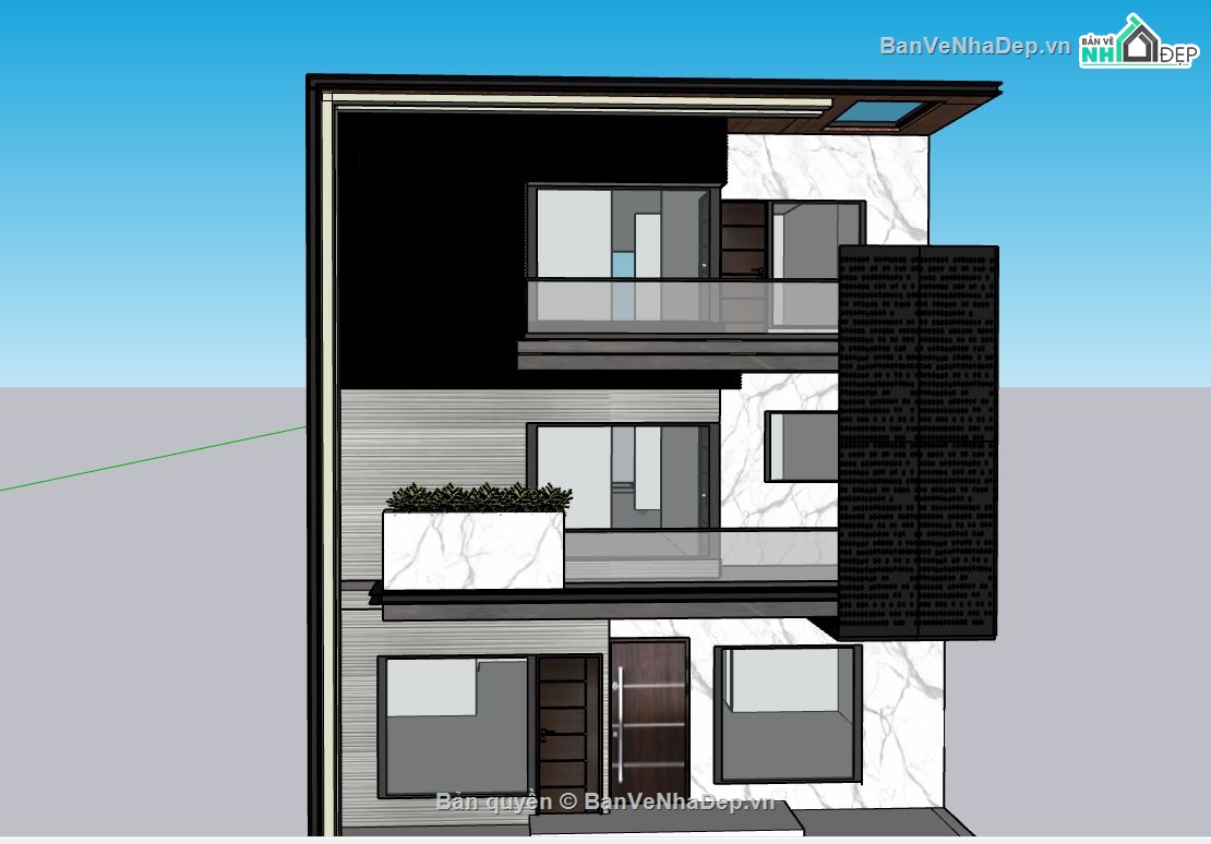 nhà phố 3 tầng,nhà 3 tầng,file nhà 3 tầng,su nhà 3 tầng