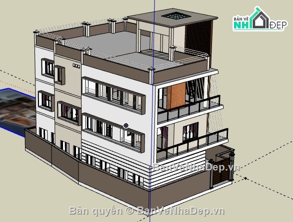 Model su nhà phố 3 tầng,file su nhà phố 3 tầng,nhà phố 3 tầng file su,sketchup nhà phố 3 tầng,nhà phố 3 tầng sketchup