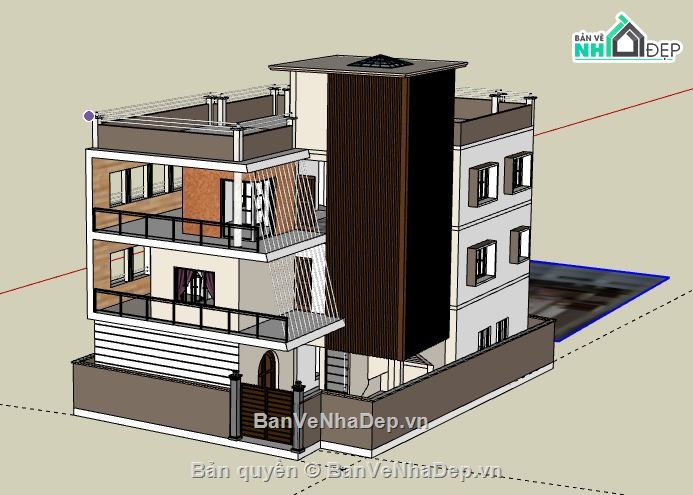 Model su nhà phố 3 tầng,file su nhà phố 3 tầng,nhà phố 3 tầng file su,sketchup nhà phố 3 tầng,nhà phố 3 tầng sketchup