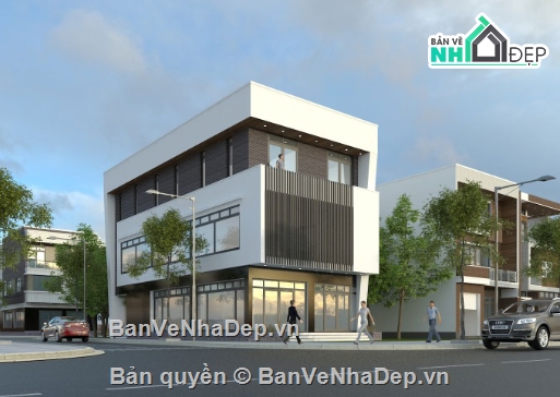 Nhà phố,nhà phố 3 tầng,cad nhà phố 3 tầng,file cad nhà phố 3 tầng