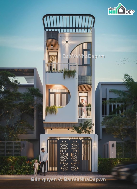 3dmax nhà phố 3 tầng,nhà phố 3 tầng,mẫu nhà phố 3 tầng