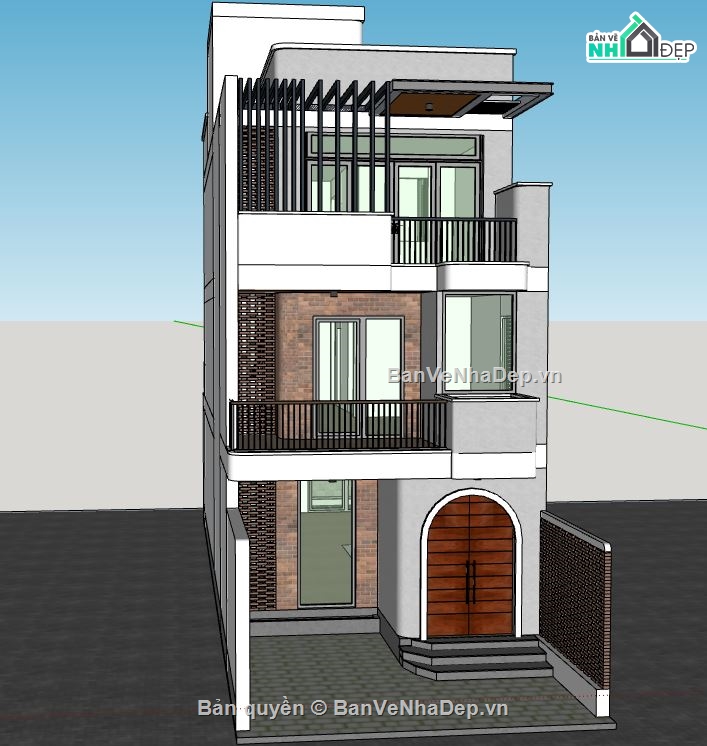 nhà 3 tầng,file nhà 3 tầng,su nhà 3 tầng