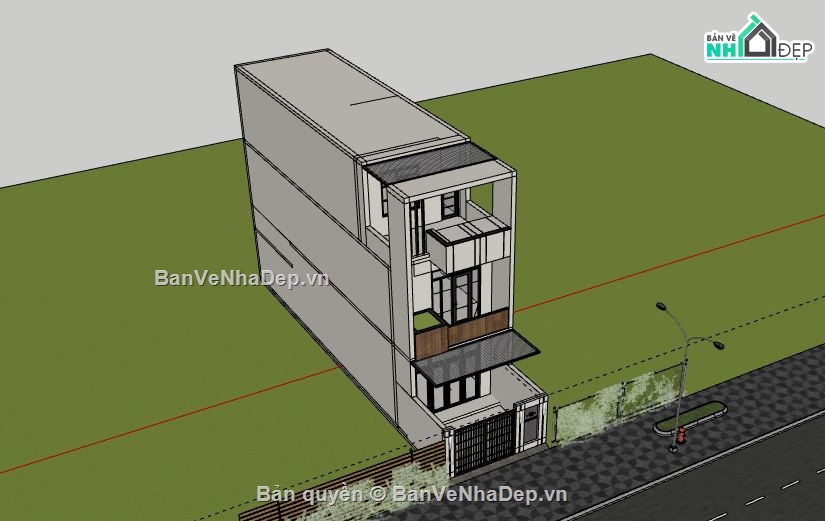 Nhà phố 3 tầng,Nhà phố,Nhà phố 3 tầng model su