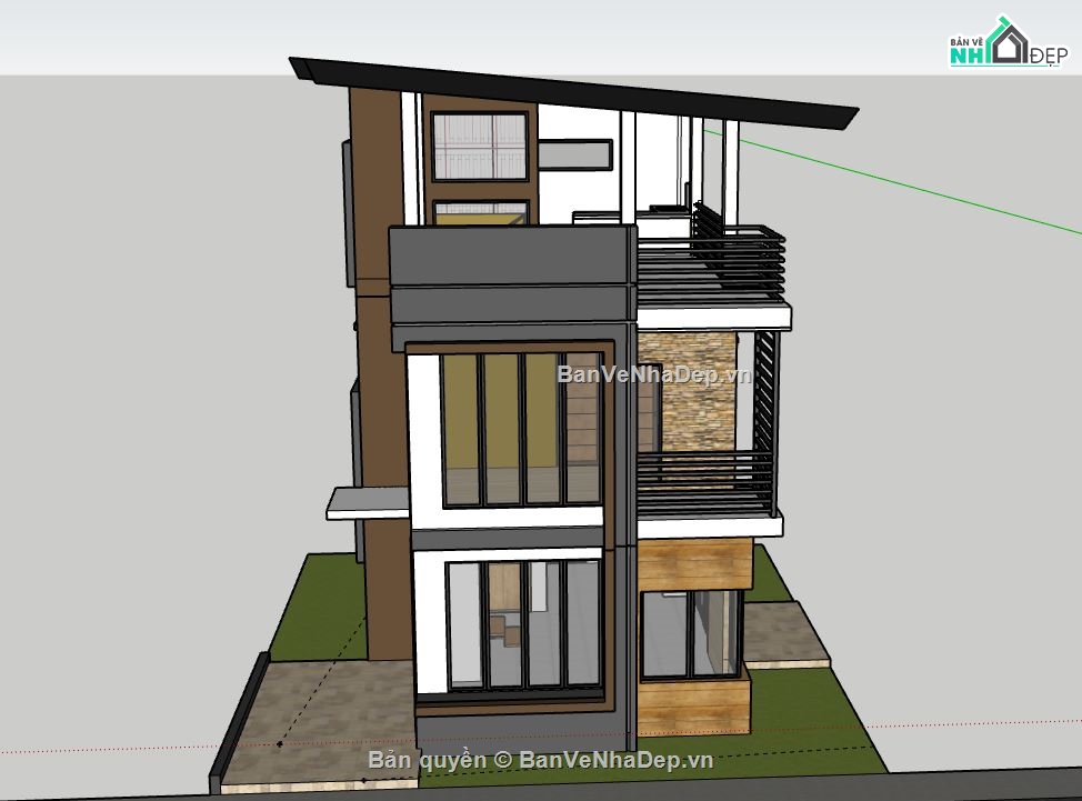 file su nhà phố 3 tầng,nhà phố 3 tầng file su,sketchup nhà phố 3 tầng,file sketchup nhà phố 3 tầng,nhà phố 3 tầng model su