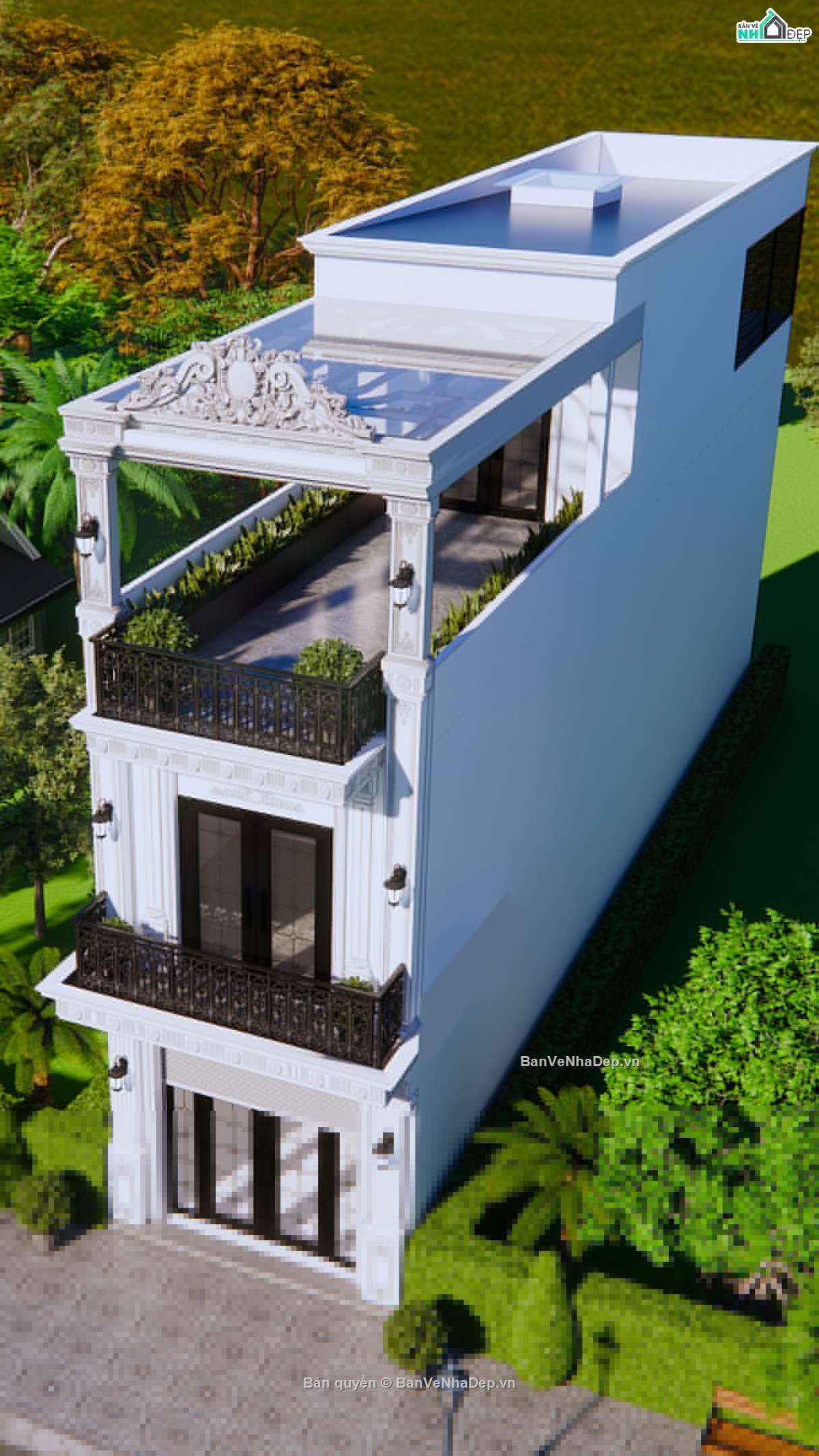 Full hồ sơ thiết kế,nhà phố 3 tầng,file cad nhà phố 3 tầng