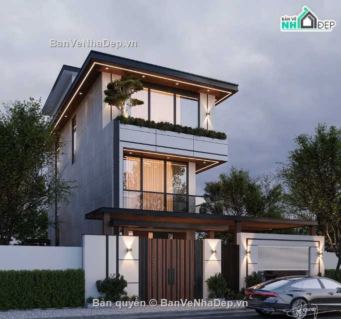 mẫu nhà phố sang trọng,nhà phố 3 tầng,mẫu nhà phố 3 tầng