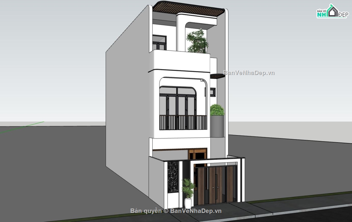 nhà phố 3 tầng,nhà phố 5x18m,thiết kế nhà ống hiện đại