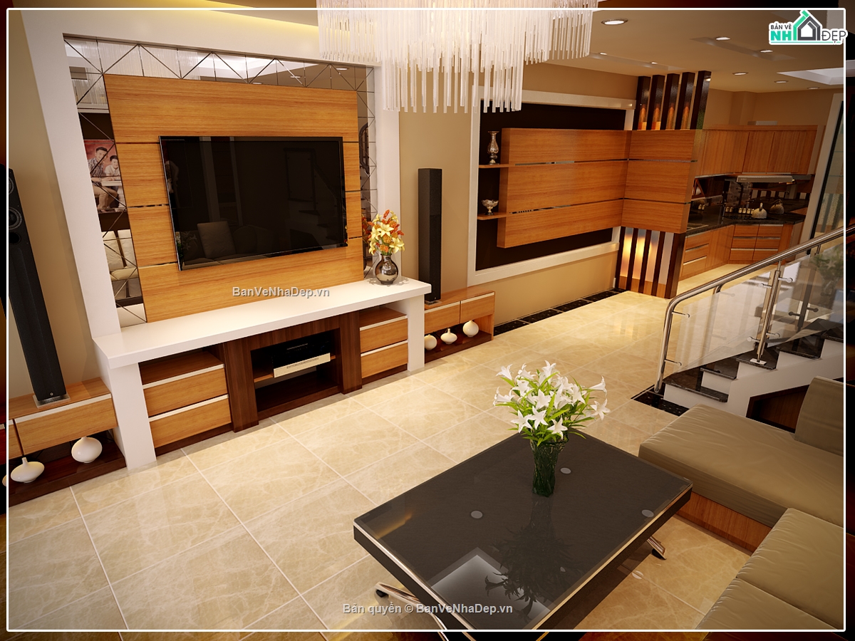 Nhà phố 4 tầng,Nhà 4 tầng 5x20m,Nhà phố 5x20m,bản vẽ nhà phố 4 tầng đẹp,phối cảnh nhà phố 4 tầng đẹp