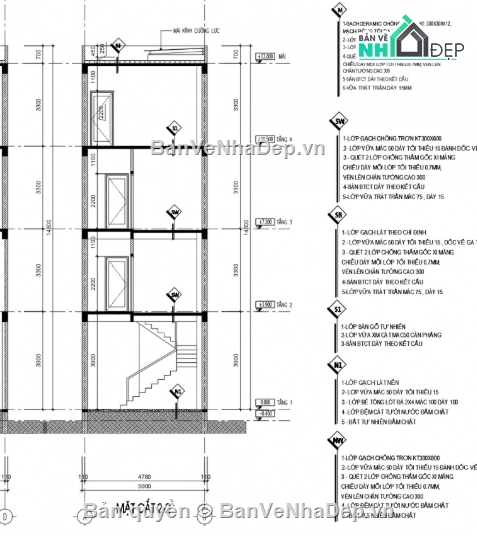 Nhà 4 tầng đẹp,nhà phố 4 tầng,Nhà phố,cad nhà phố 4 tầng