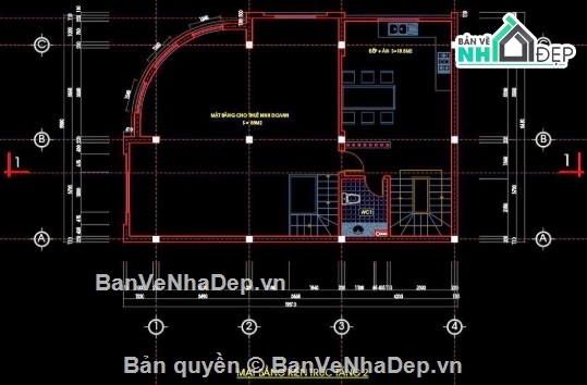 nhà phố 4 tầng,file cad nhà phố 4 tầng,cad nhà phố 4 tầng
