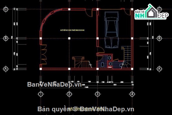 nhà phố 4 tầng,file cad nhà phố 4 tầng,cad nhà phố 4 tầng
