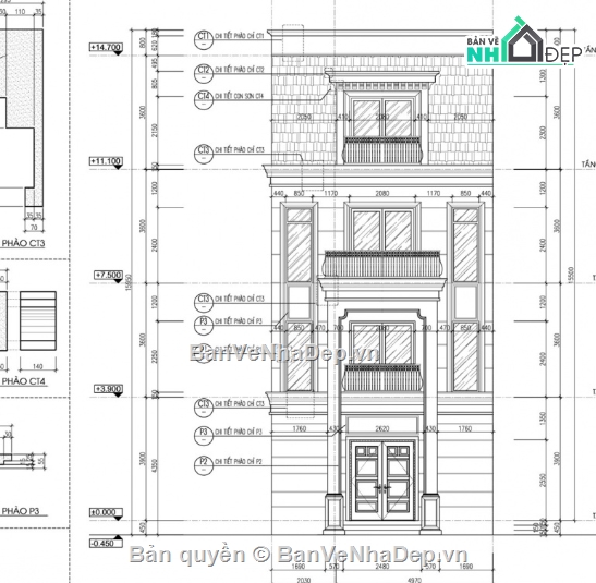 nhà phố 4 tầng,kiến trúc 4 tầng,cad nhà phố 4 tầng,nhà phố 4 tầng cad