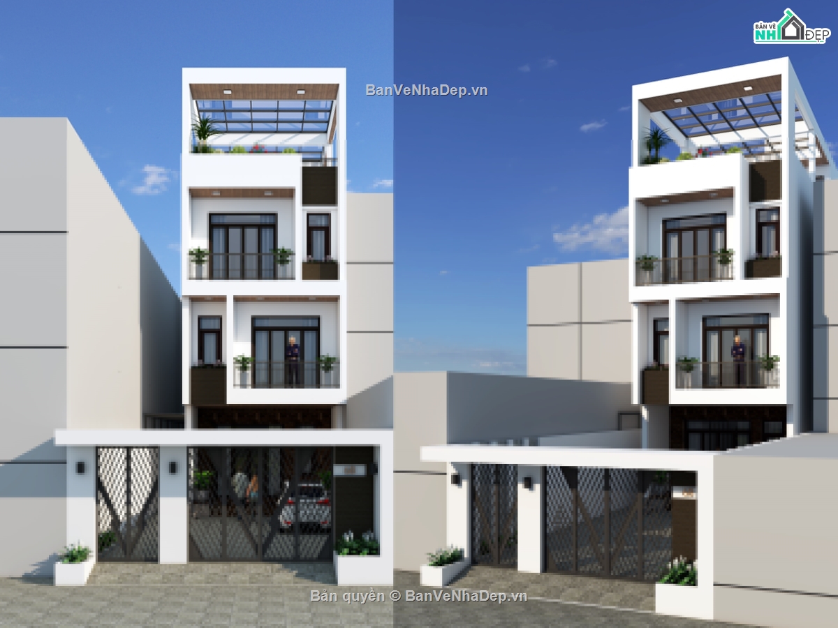 Nha pho 4 tang hien dai,Nha pho 4 tang 5x20m,Nha pho 4 tang hien dai 5x20m,nhà phố,nhà phố 4 tầng,nhà phố 4 tầng 5x20m