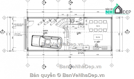 Nhà phố 4 tầng,4 tầng,kiến trúc 4 tầng,nhà phố 4 tầng cad