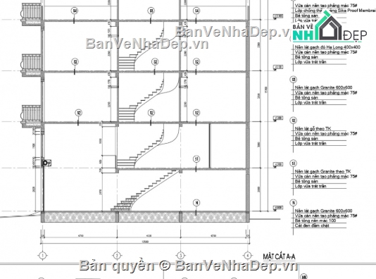 Nhà phố 4 tầng,4 tầng,kiến trúc 4 tầng,nhà phố 4 tầng cad