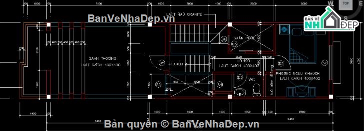 nhà phố 4 tầng,cad nhà phố 4 tầng,nhà phố 4 tầng file cad