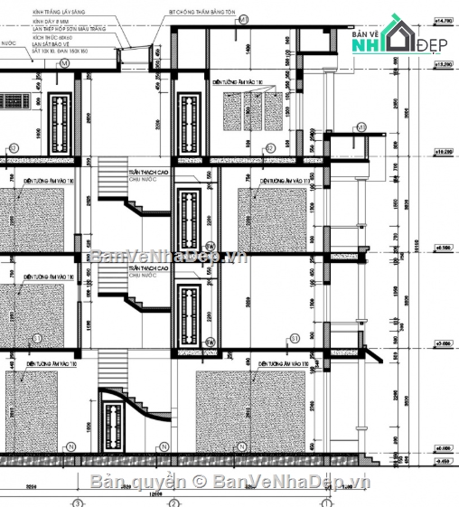 Nhà phố 4 tầng,cad nhà phố 4 tầng,file cad nhà phố 4 tầng,nhà phố 4 tầng cad
