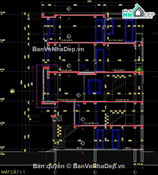 nhà phố trên 3 tầng,nhà phố trên 4 tầng,nhà phố 5 tầng,bản vẽ nhà phố,Nhà phố