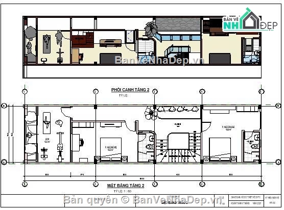 Nhà phố 5x20m,5x20x3 tầng,nhà phố 3 tầng,phương án nhà phố 3 tầng