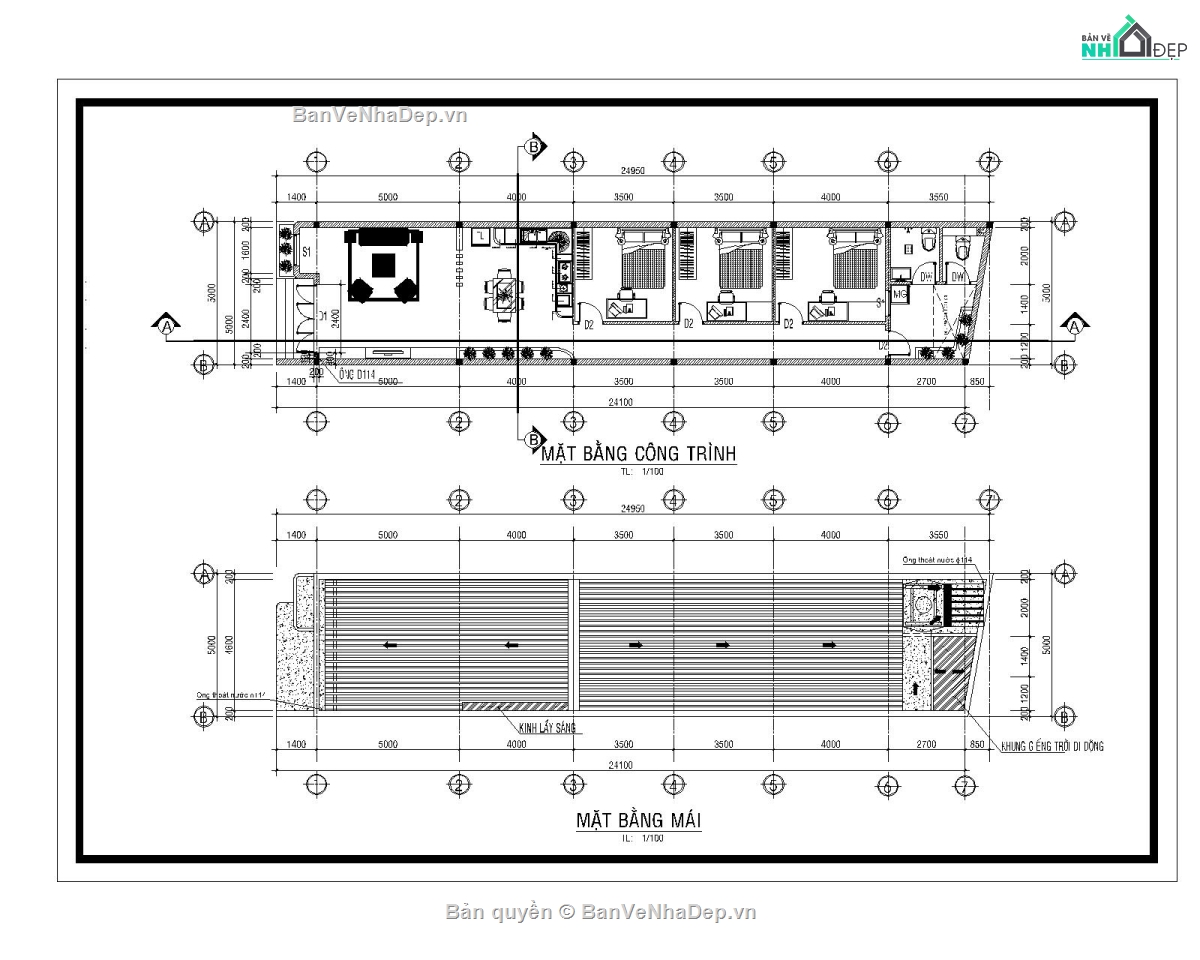 nhà cấp 4,bản vẽ điện,cấp nước,bản vẽ kết cấu,bản vẽ kiến trúc