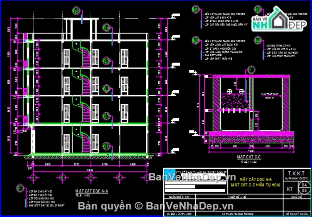 Bản vẽ nhà phố đẹp,Bản vẽ nhà phố 4 tầng đẹp,Bản vẽ nhà phố hiện đại kích thước 4x15
