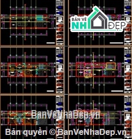 Nhà phố,nhà phố 3 tầng,cad nhà phố 3 tầng