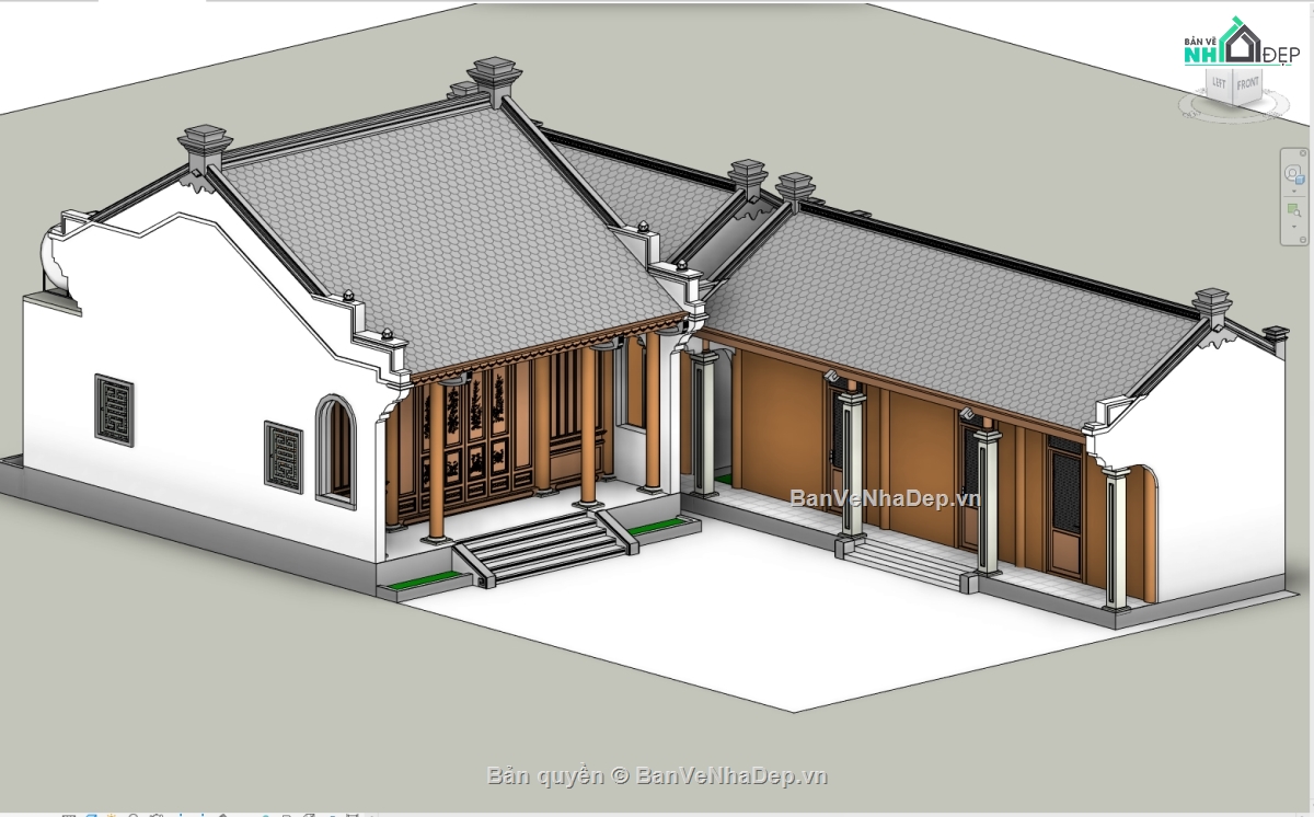 Nhà thờ đình chùa miếu Revit,chùa miếu Revit,Nhà thờ đình chùa