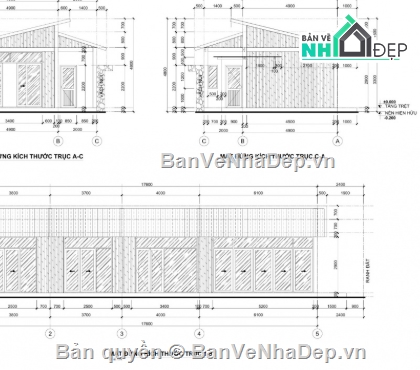nhà vườn 1 tầng,cad nhà vườn 1 tầng,file cad nhà vườn 1 tầng