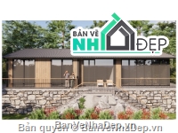 nhà vườn 1 tầng,cad nhà vườn 1 tầng,file cad nhà vườn 1 tầng