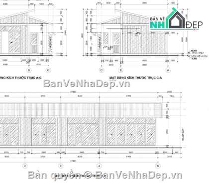 nhà vườn 1 tầng,cad nhà vườn 1 tầng,file cad nhà vườn 1 tầng