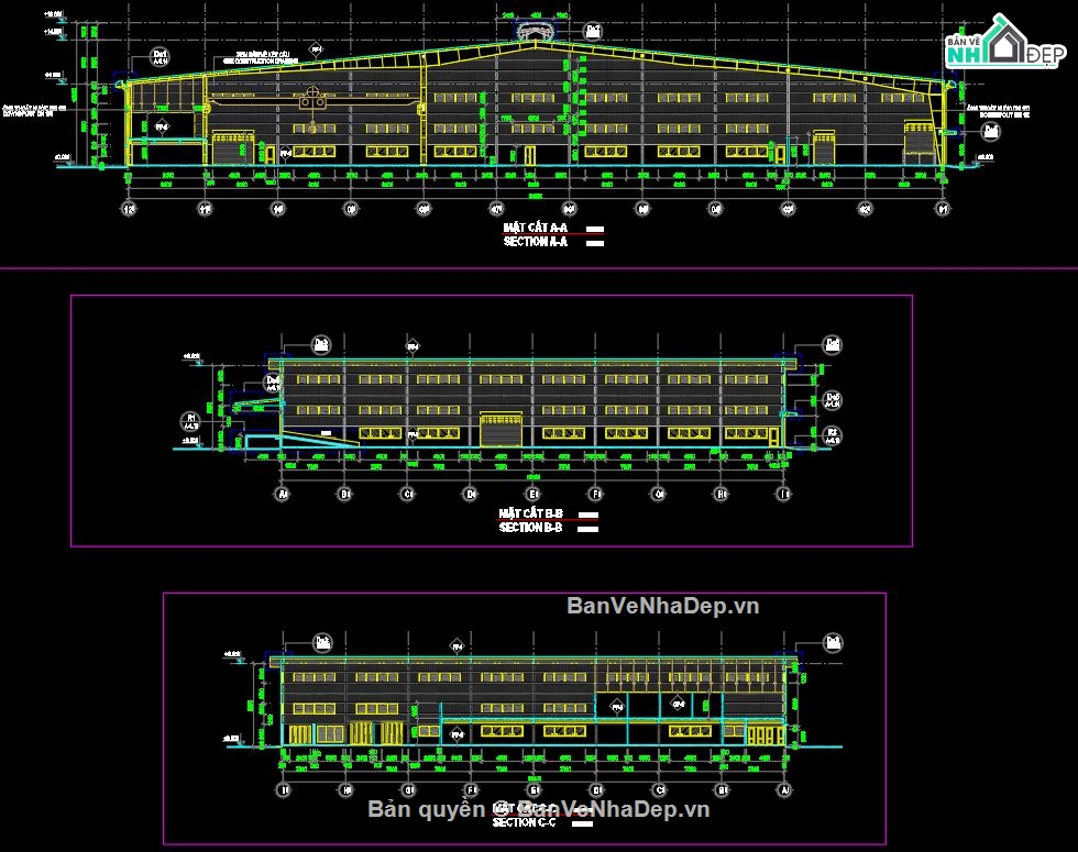 nhà xưởng,bản vẽ nhà xưởng,kiến trúc nhà xưởng,xưởng,kết cấu nhà xưởng,nhà xưởng công nghiệp