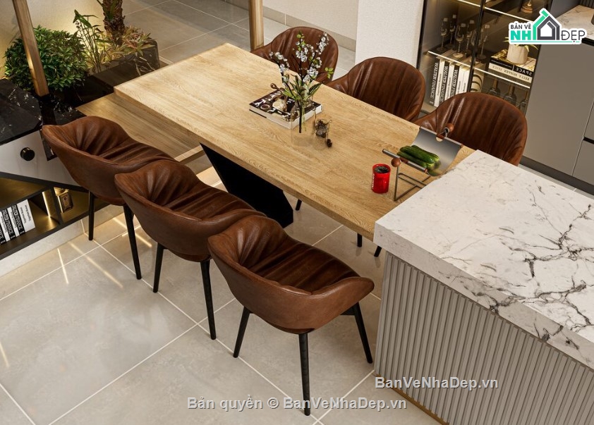 sketchup nội thất,nội thất nhà hiện đại,sketchup nội thất hiện đại