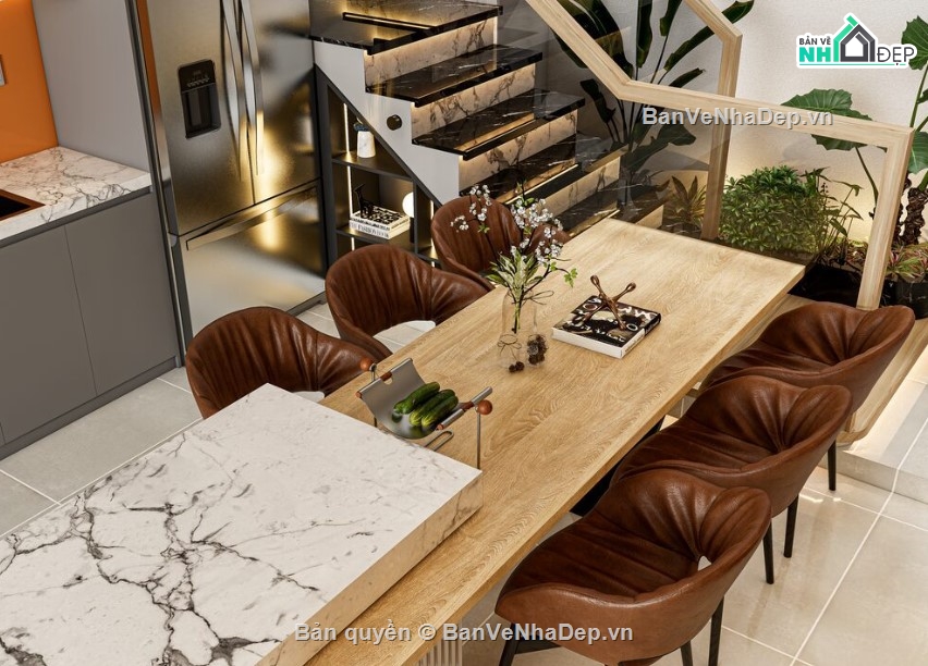 sketchup nội thất,nội thất nhà hiện đại,sketchup nội thất hiện đại