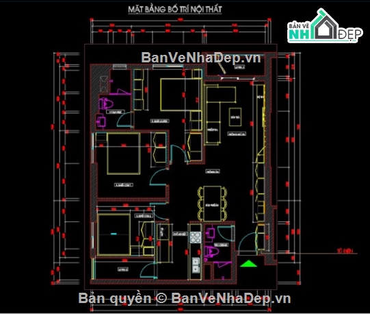nội thất chung cư,cad nội thất chung cư,file cad nội thất chung cư