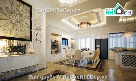 nội thất biệt thự 3 tầng,cad nội thất,file cad nội thất biệt thự