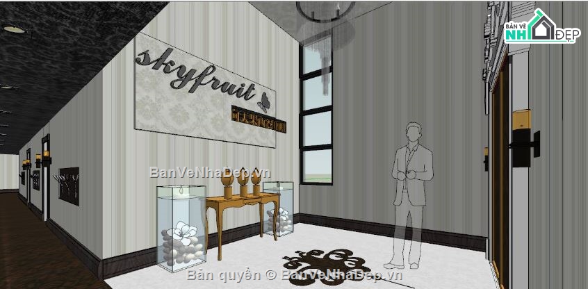 sketchup quán karaoke,file sketchup quán karaoke,nội thất quán karaoke,model su nội thất karaoke,file su nội thất quán karaoke