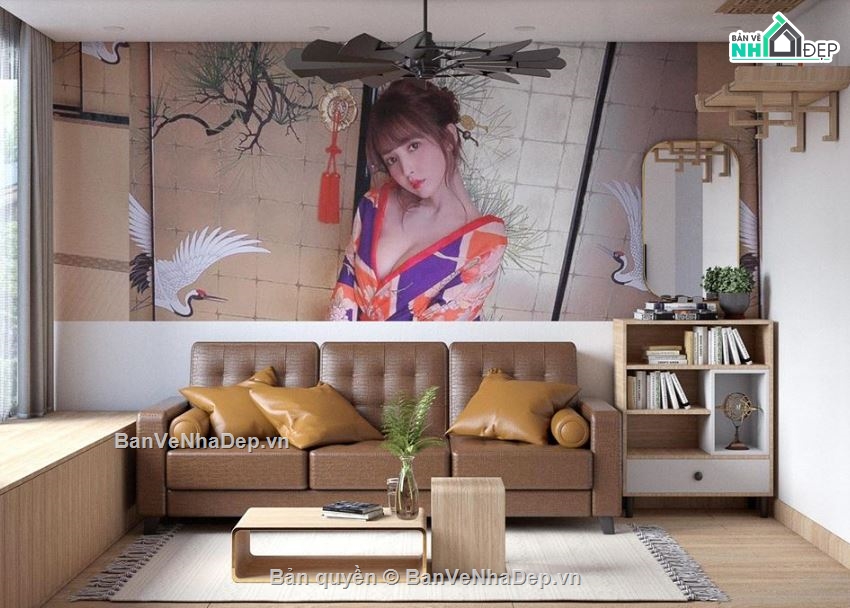 sketchup phòng khách,phòng khách dựng sketchup,model phòng khách,model su phòng khách đẹp,phòng khác file sketchup