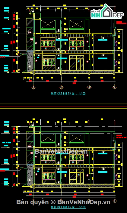 kiến trúc ngân hàng,bản vẽ ngân hàng,kết cấu ngân hàng