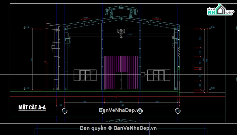 Nhà công nghiệp,xưởng công nghiệp,Nhà xưởng có cầu trục